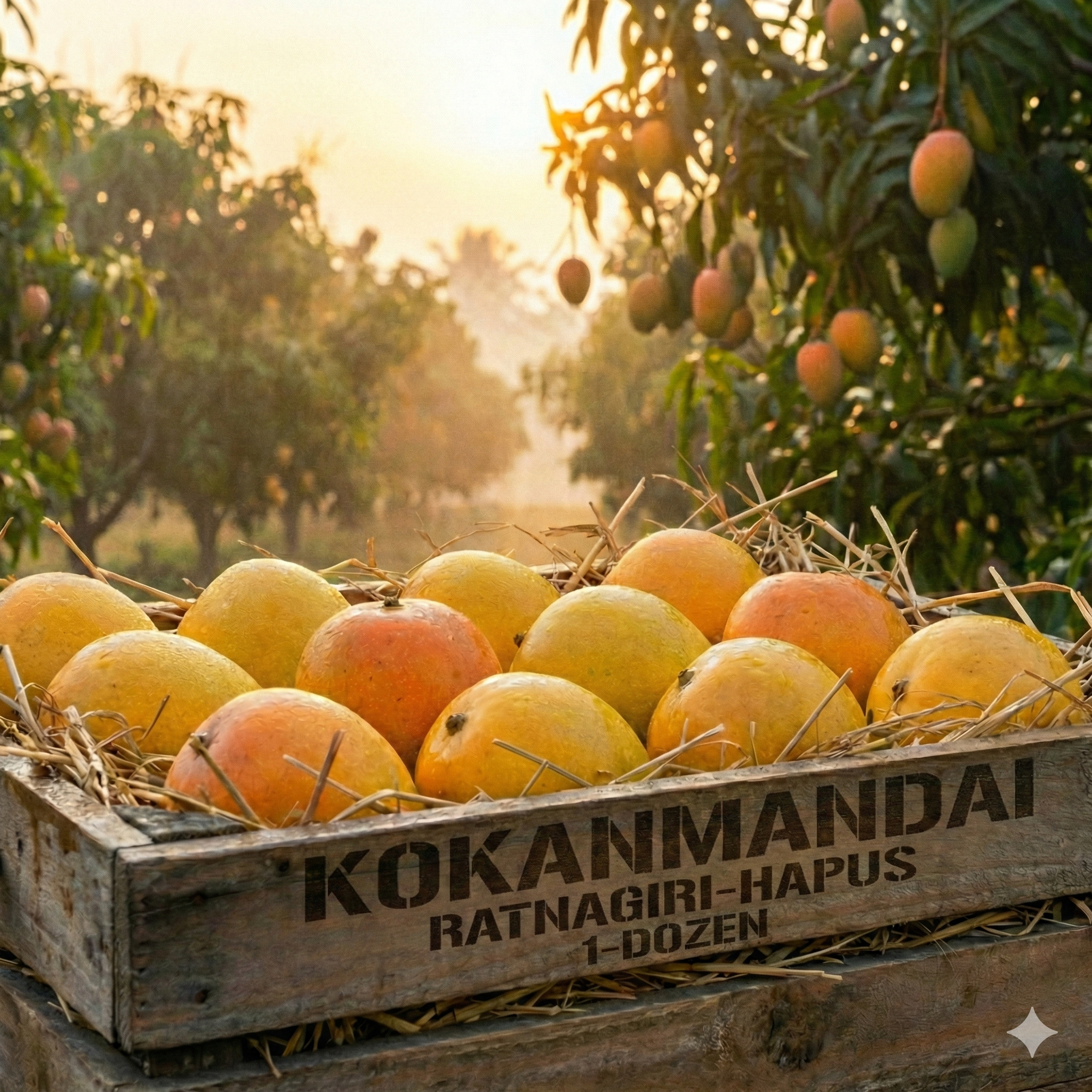 Ratnagiri Hapus (Alphonso Mango) - pack of 1 -Dozen