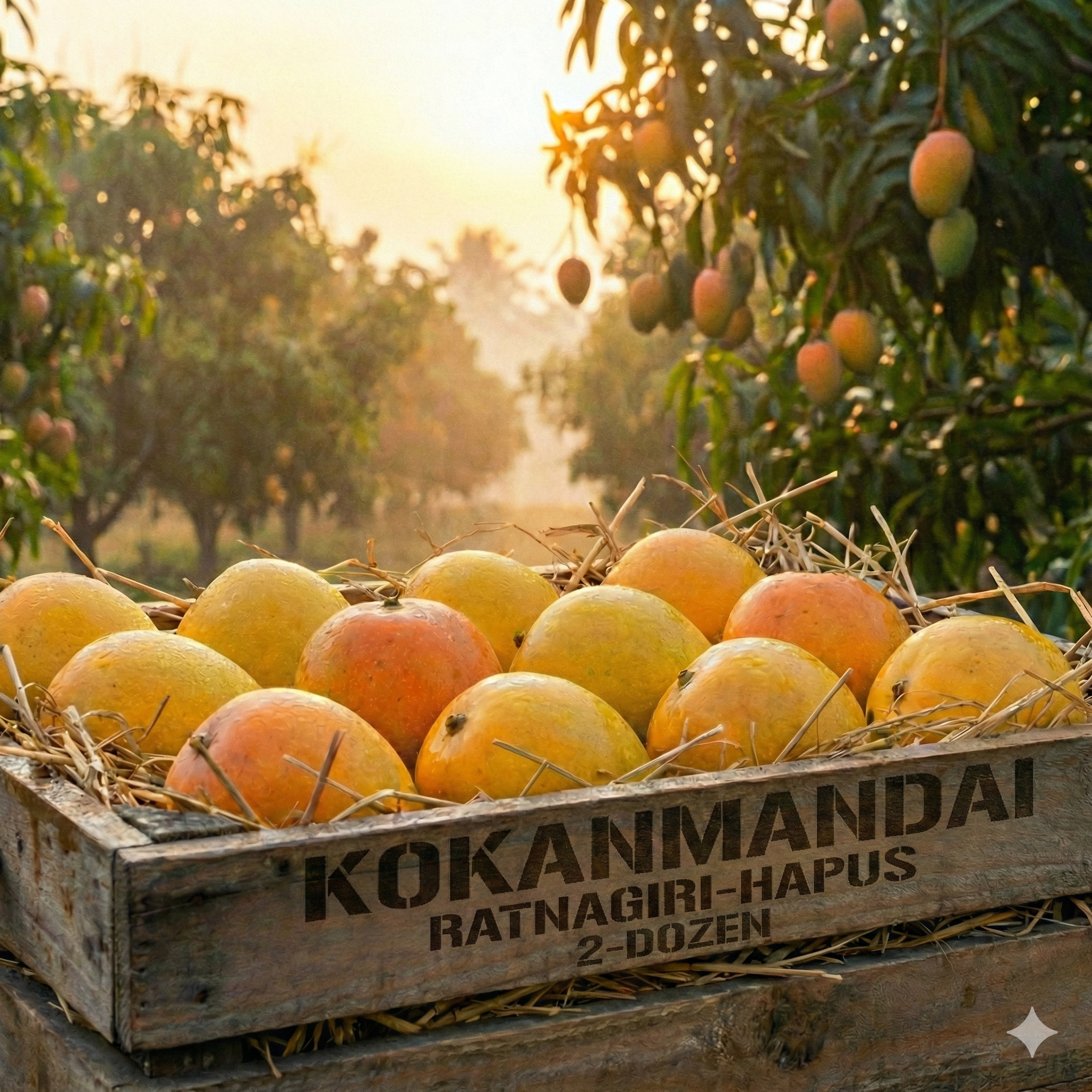 Ratnagiri Hapus (Alphonso Mango) - pack of 2 -Dozen